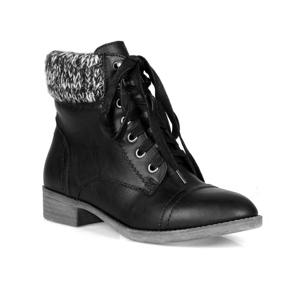 Linzi Knitted Women's Lace up Boots